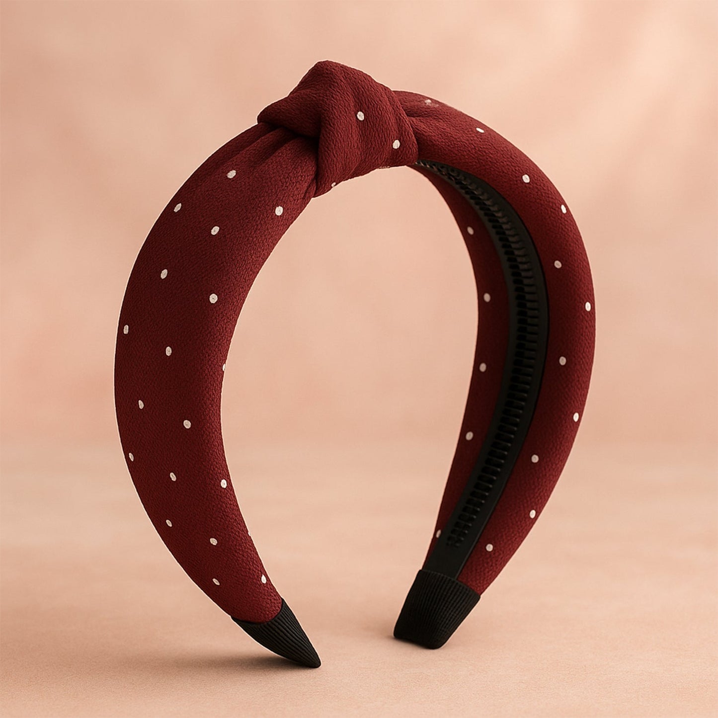 Everyday Polka Dot Hairband with Knot
