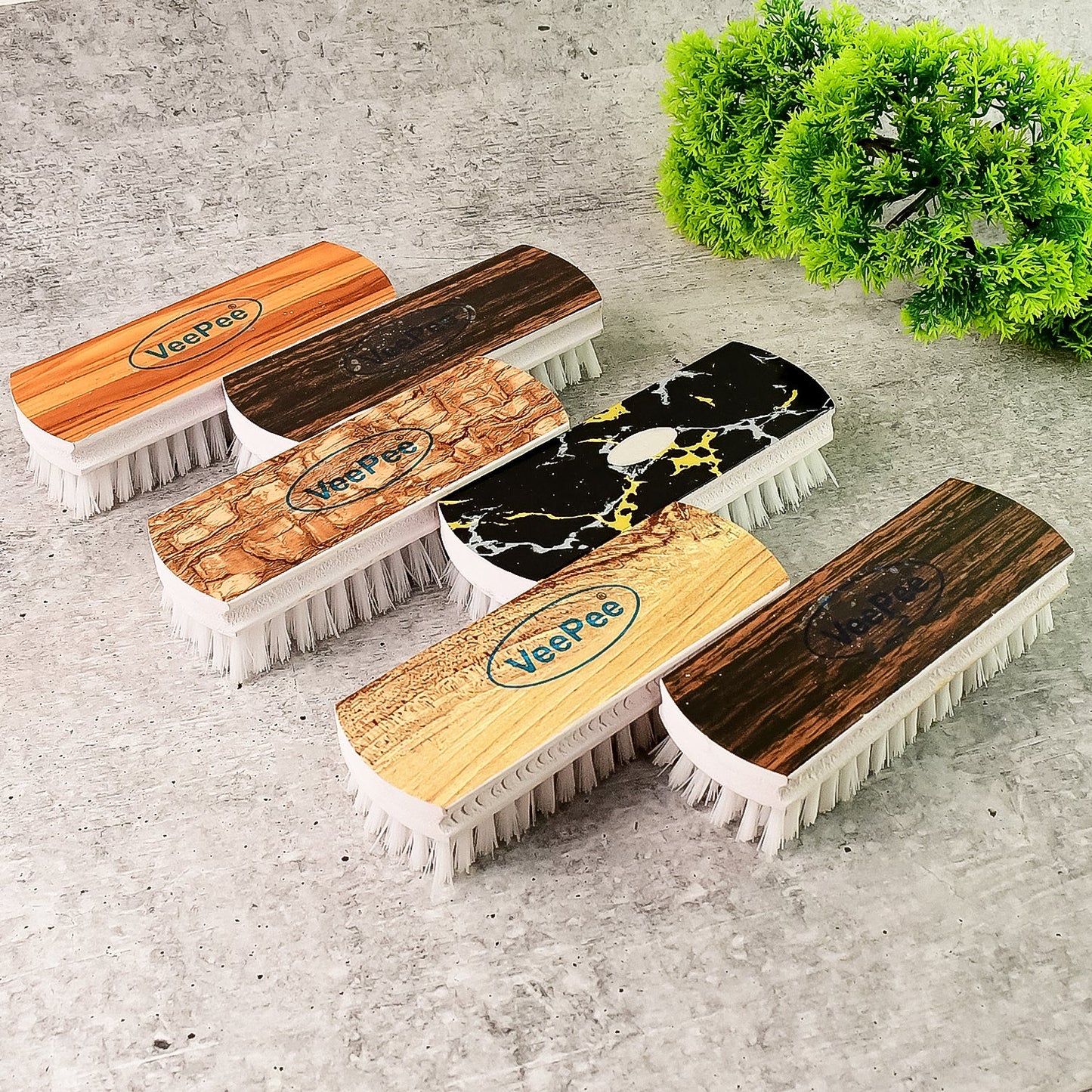 VeePee Hard Bristle Cloth Washing Brush Set